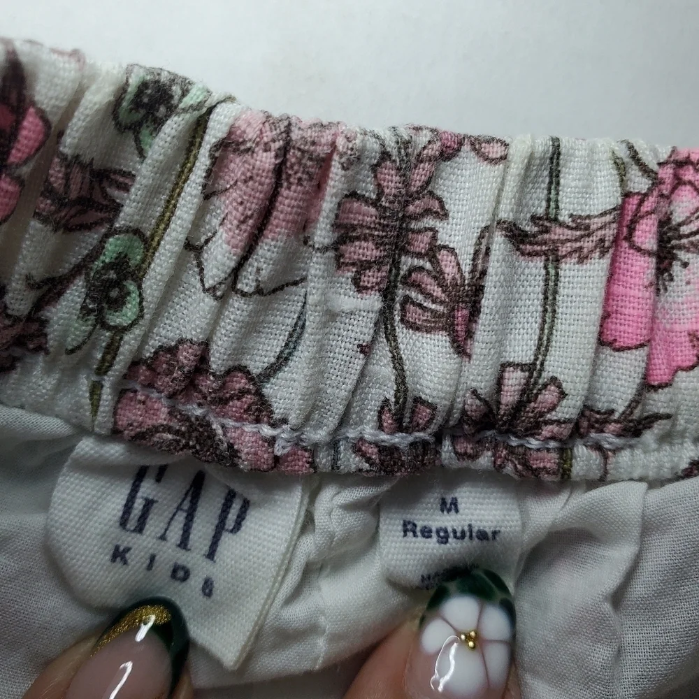 Gap Kids M Lined linen/cotton Blend Skirt Sz M
